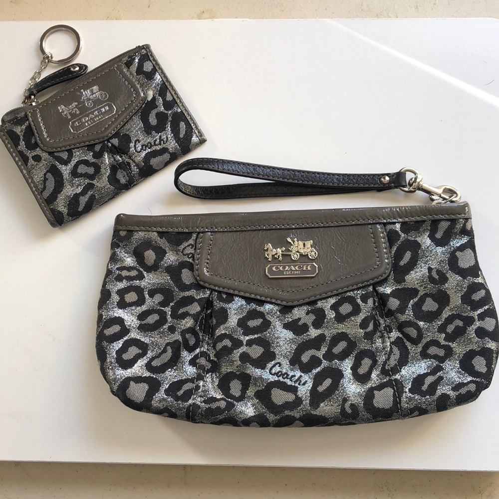 Coach Wristlet and Card Holder